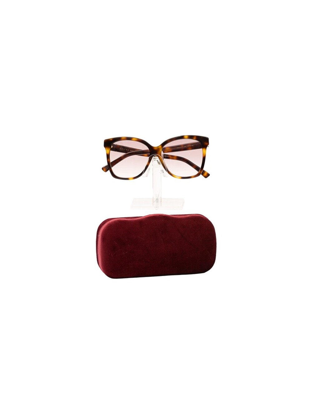 Gucci Oversized Tortoise Indoor Outdoor Brown